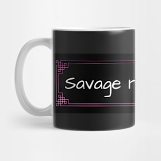 Savage not average - Gym Mug